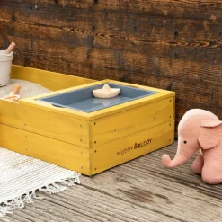 Udeleg<MUDDY BUDDY® Sandkasse - Space Saver, Gul