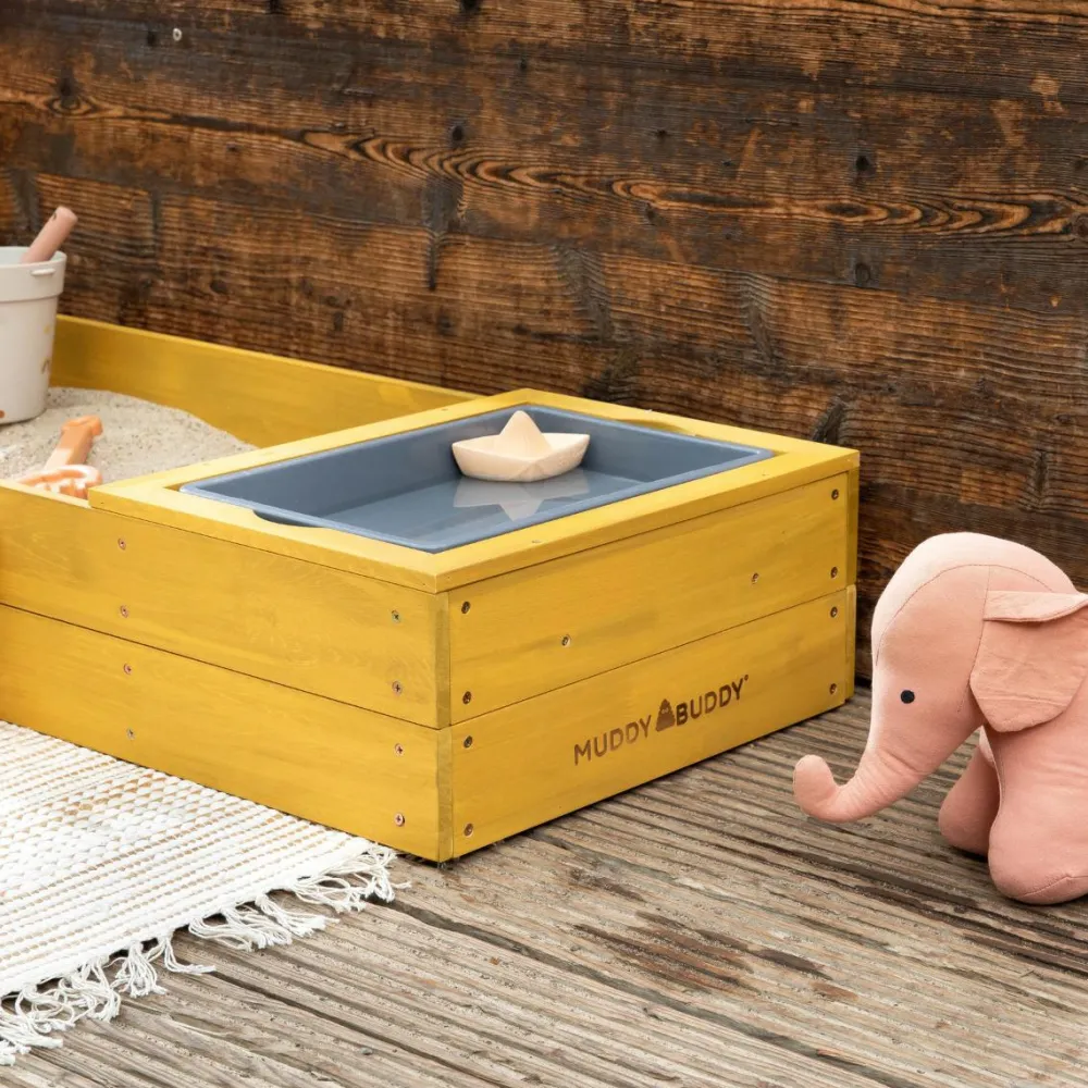 Udeleg<MUDDY BUDDY® Sandkasse - Space Saver, Gul