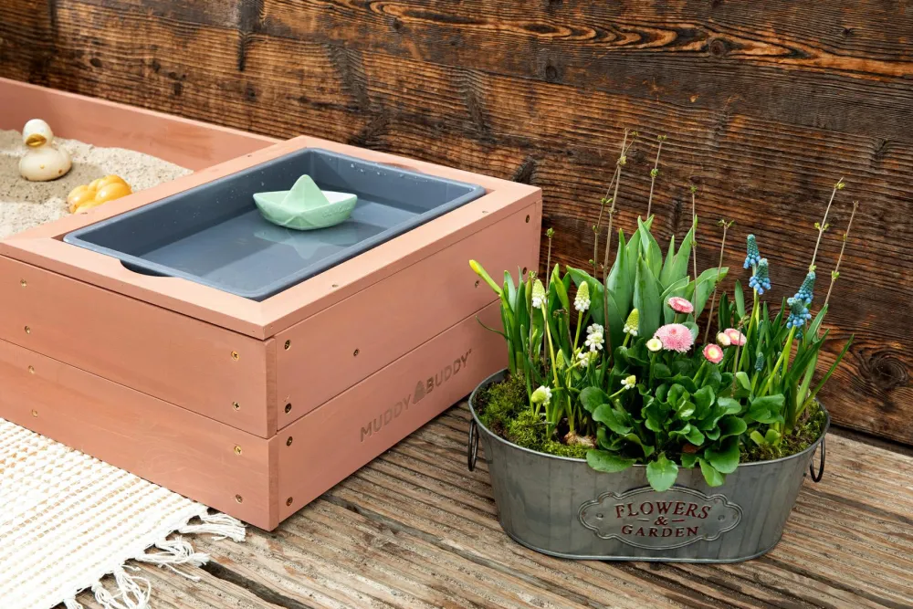Udeleg<MUDDY BUDDY® Sandkasse - Space Saver, Rosa