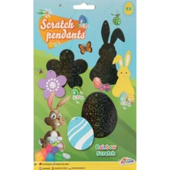 Påske|Tegne- & Malegrej<Melissa & Doug Scratch kort - Påske, 9 stk