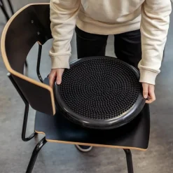 Taktil / Følesans|Hjælpemidler< Siddepude Ø33 cm - Sort