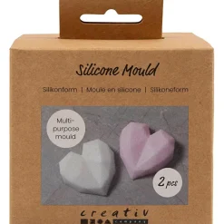 Kreativ Leg<Creativ Company Silikoneform - Facethjerte, 2 stk