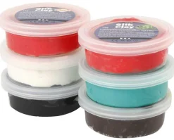 Jul|Kreativ Leg<Creativ Company Silk Clay 6 x 14 gr. - Julefarver