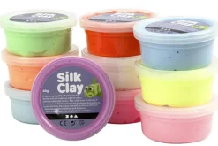 Påske|Kreativ Leg<Creativ Company Silk Clay 10 x 40 gr. - Neon