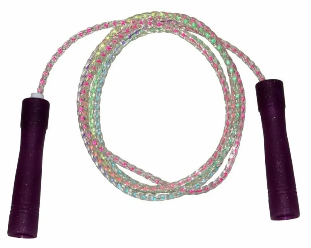 Udeleg< Sjippetov (ass. farver) - 2,3 meter, 1 stk
