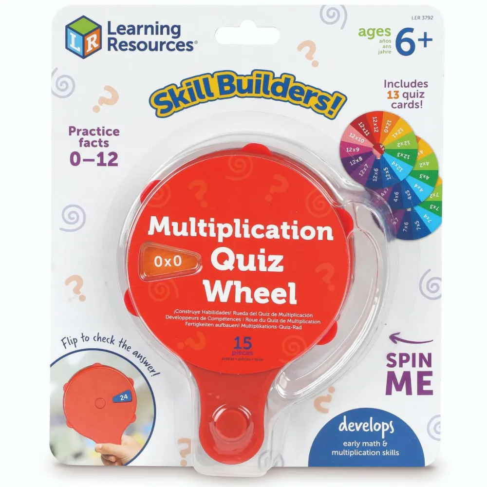 Logik & Talforståelse|Matematik & Leg<Learning Resources Skill Builders! - Multiplikationshjulet