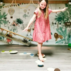 Grovmotorik|Balanceleg<small foot balancesten, 8 dele