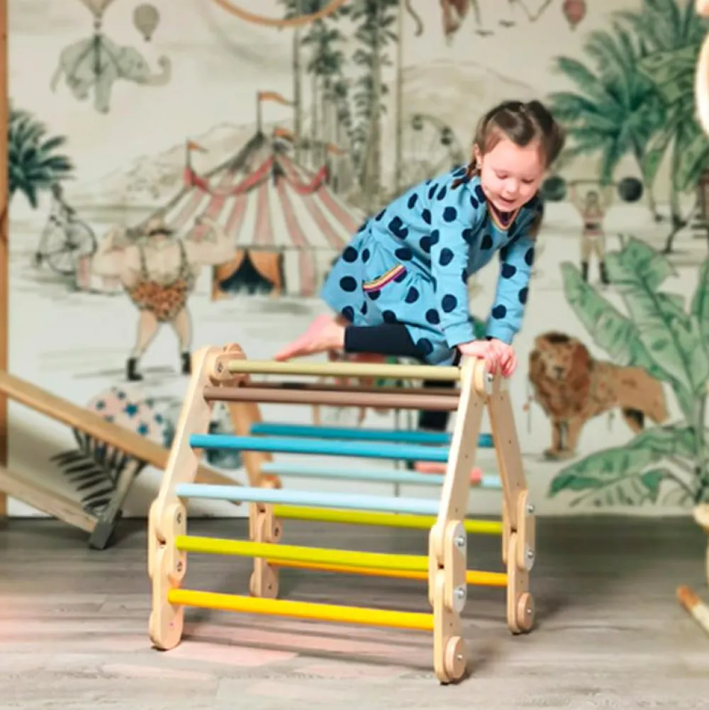 Til Børneværelset|Balanceleg<small foot klatretrekant