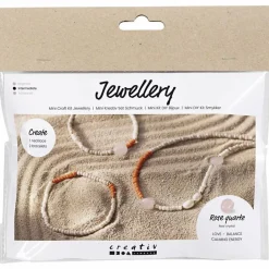 Voksenværk|Lav Selv Smykker<Creativ Company Smykkekit - Halskæde & armbånd, Rosakvarts