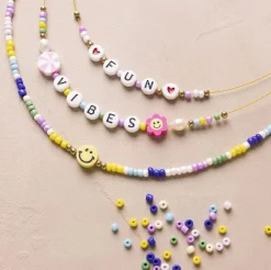 Lav Selv Smykker<Creativ Company Smykkekit - Halskæder m. bogstavperler