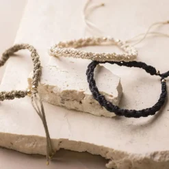 Voksenværk|Lav Selv Smykker<Creativ Company Smykkekit - Macramé armbånd, 3 stk
