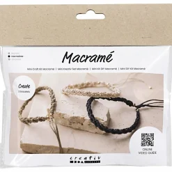 Voksenværk|Lav Selv Smykker<Creativ Company Smykkekit - Macramé armbånd, 3 stk