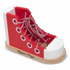 Hjælpemidler<Melissa & Doug Snørebåndsstøvle