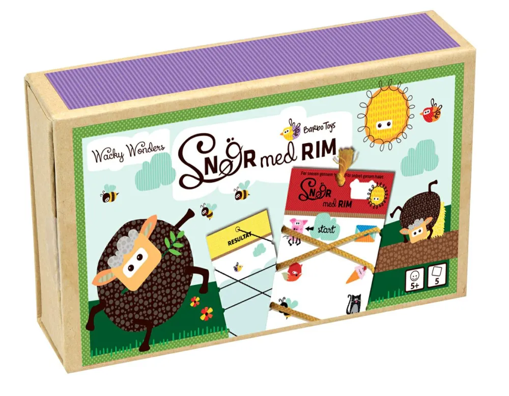 Sprog & Leg< Snør med rim