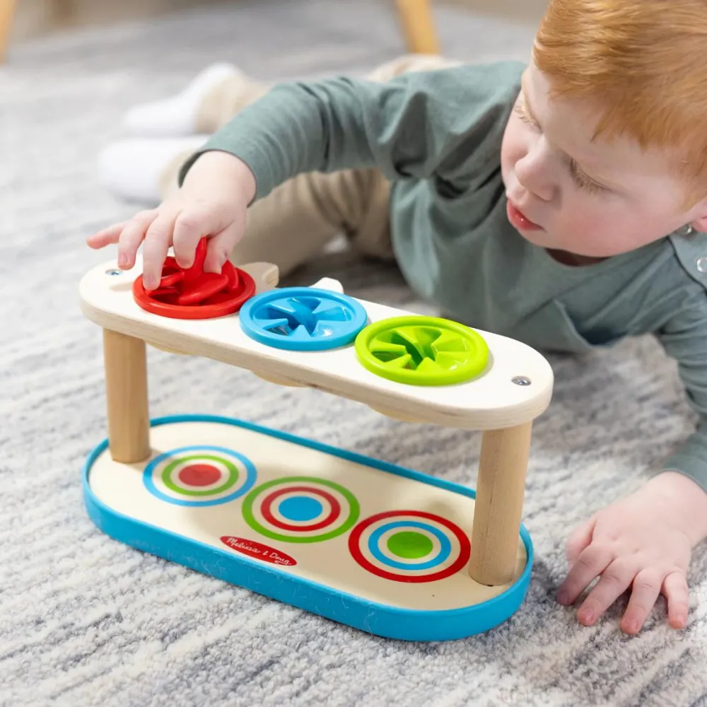 Tumlinge Legetøj<Melissa & Doug Snurretoppe - Inkl. affyringssystem