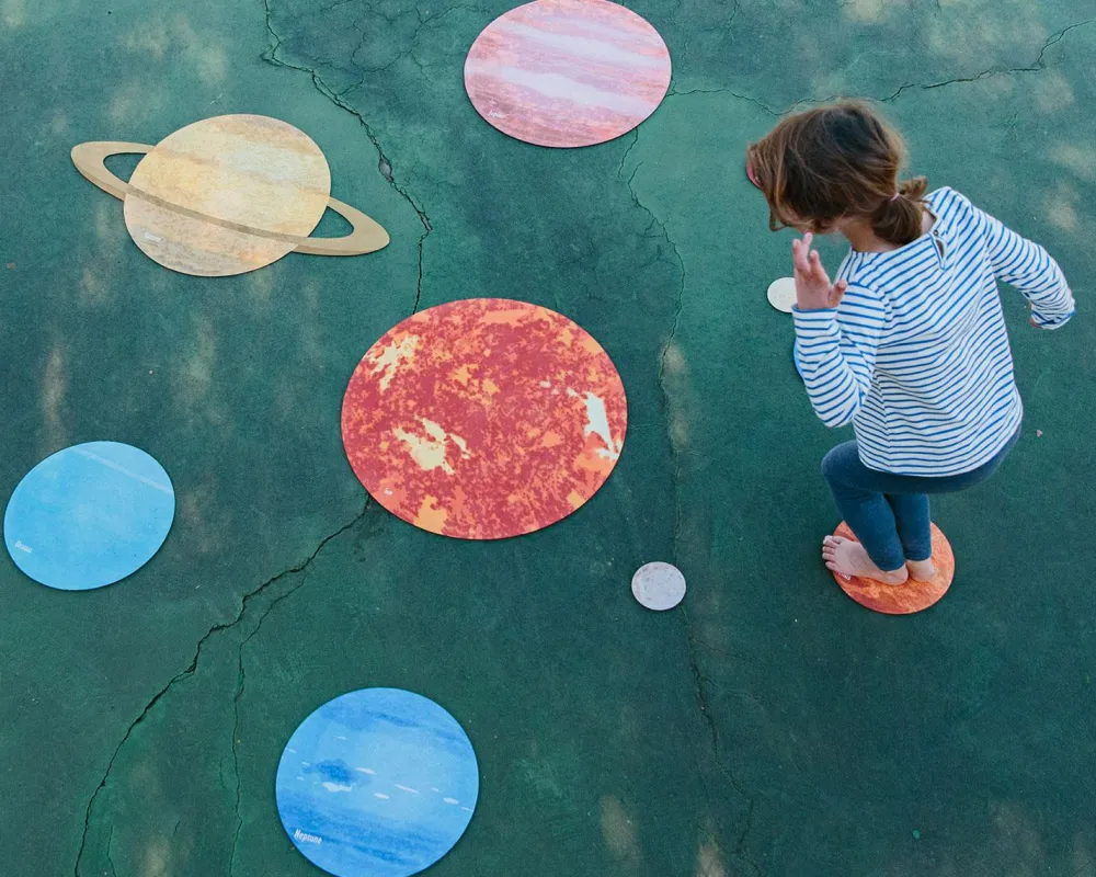 Astronomi< Solsystem i gummi, 10 dele