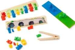 Sprog & Leg|Montessori<Toys for Life Sorter bjørnene - Lær om farve og størrelse