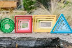 Trælegetøj|Montessori< Sorteringssæt - Form, farve & størrelse