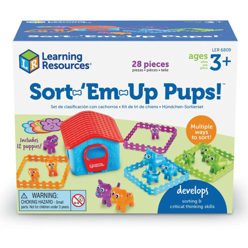 Logik & Talforståelse|Matematik & Leg<Learning Resources Sorteringssæt - Hundehvalpe
