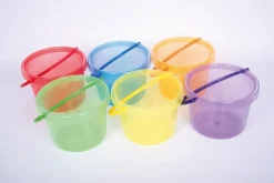 Udeleg|Legetøj Til Ferien<tickit® Spande - Transparente, 6 stk
