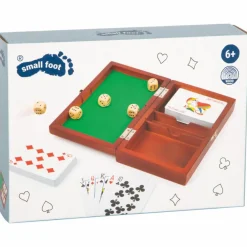 Spil<small foot Spilleæske med kort og terninger