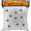 Halloween< Spindelvæv m. edderkopper, 500 gram