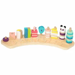 Logik & Talforståelse|Montessori<Vilac Stablebræt - Tæl til 10