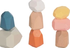 Montessori|Sorterings- & Stablelegetøj< Stablesten af træ, 36 stk
