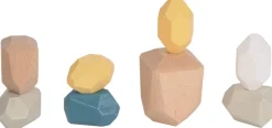 Montessori|Sorterings- & Stablelegetøj< Stablesten af træ, 36 stk