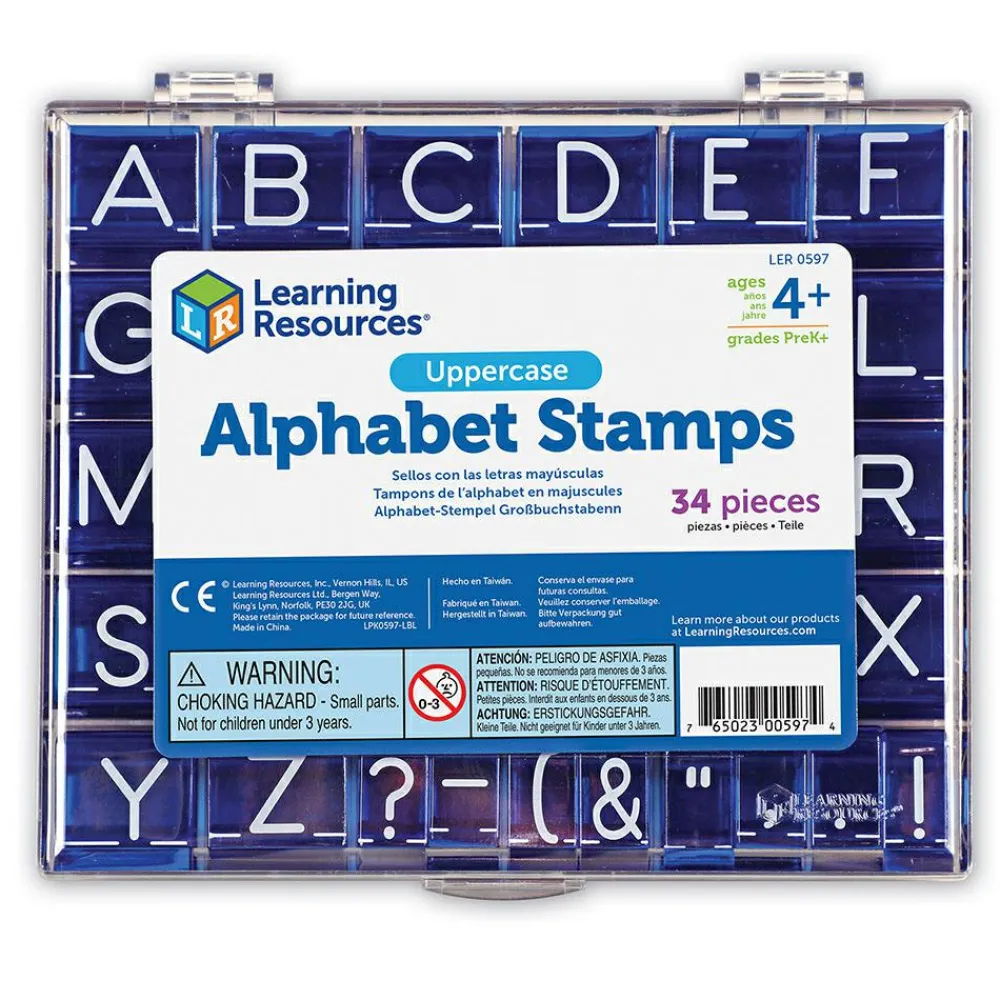 Sprog & Leg|Skolesjov<Learning Resources Stempelsæt - Store bogstaver (A-Z)