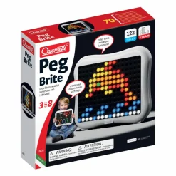 Stem Læringslegetøj|Kreativ Leg<Quercetti Stiftmosaik med LED - Peg Brite, 122 stk