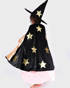 Halloween|Fastelavn<Den Goda Fen Stjernekappe- og hat, str. 3-8 år