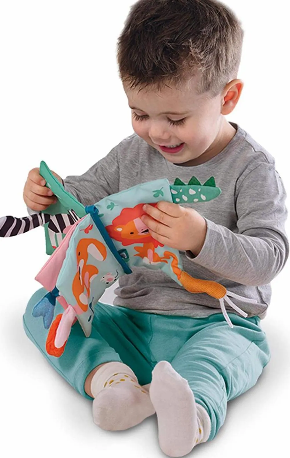 Børnebøger|Babylegetøj<SES Creative Stofbog - Hvis hale er det?