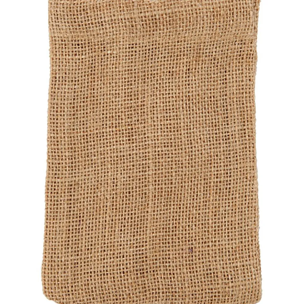 Jul<Creativ Company Stofpose 10 x 15 cm - Brun, 4 stk