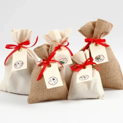 Jul<Creativ Company Stofpose 15 x 20 cm - Brun, 4 stk