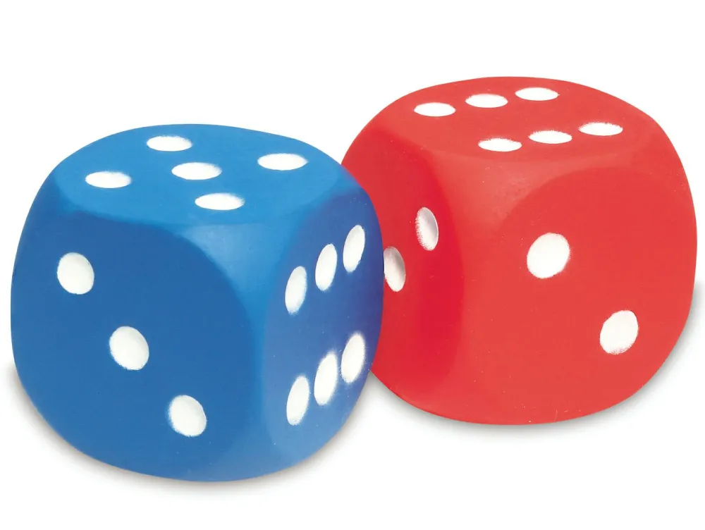 Matematik & Leg<Learning Resources Store skumterninger, 2 stk