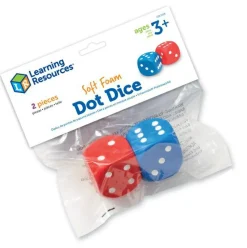 Matematik & Leg<Learning Resources Store skumterninger, 2 stk