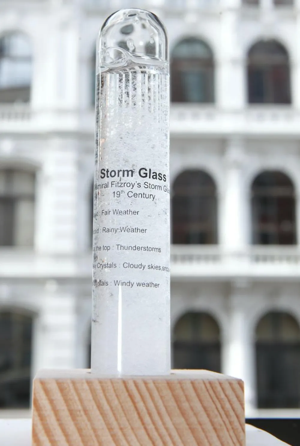 Naturvidenskab|Bliv Forundret< Stormglas barometer