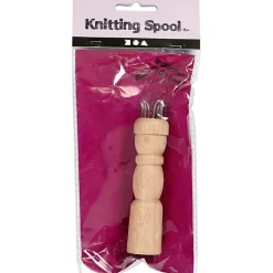 Finmotorik|Kreativ Leg<Creativ Company Strikkelise i træ - L: 10,5 cm.