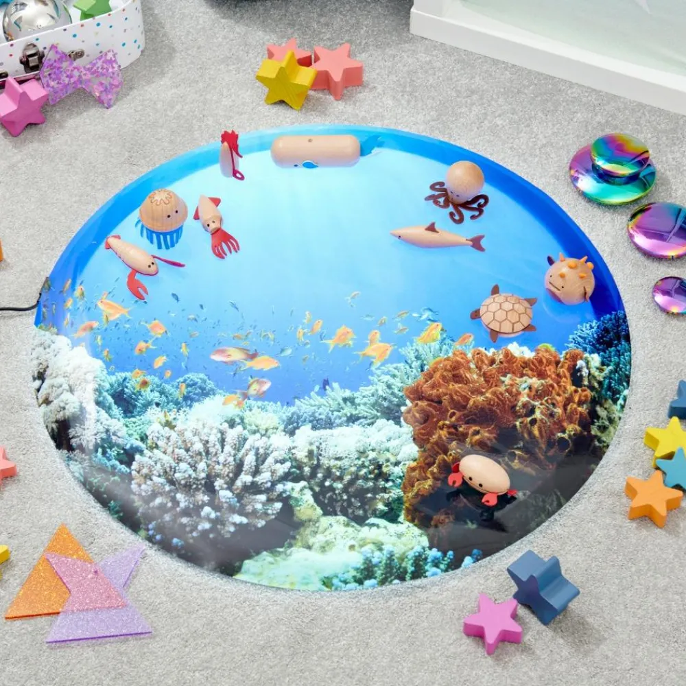 Lysborde<tickit® Sæt scenen Ø62,5 cm - Under havet