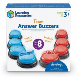 Skolesjov<Learning Resources Svarknapper til to hold, 2 x 4 stk