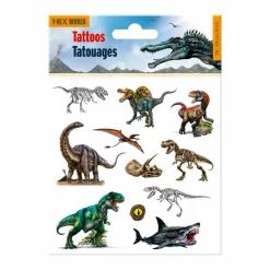 Fastelavn|Dinosaur Legetøj<Spiegelburg Tatoveringer - T-rex World