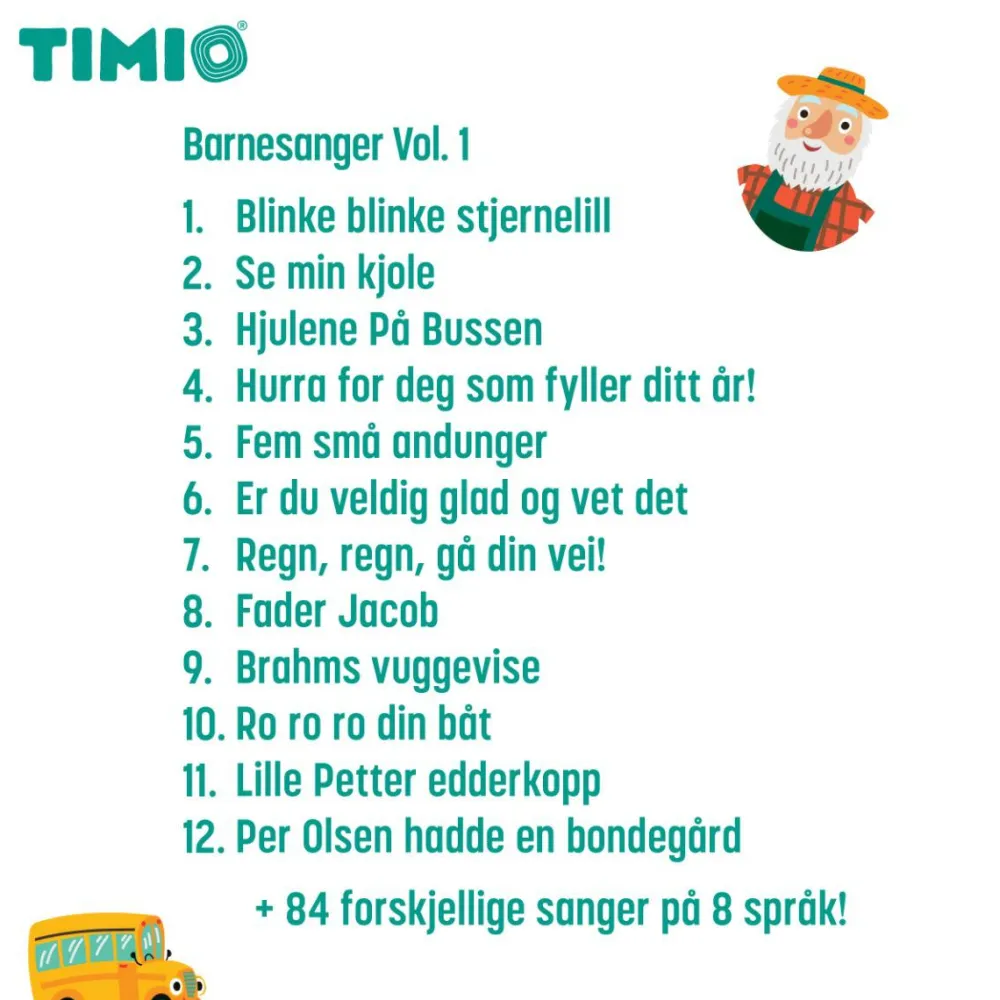 Legetøj Til Ferien|Interaktivt Legetøj<TIMIO tilbehør - Disc sæt 1