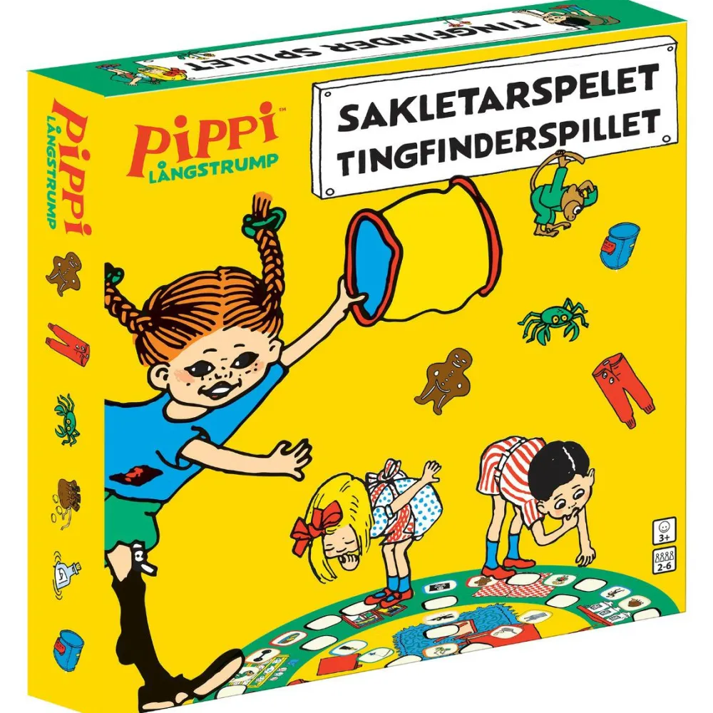 Spil< Tingfinderspillet - Pippi Langstrømpe