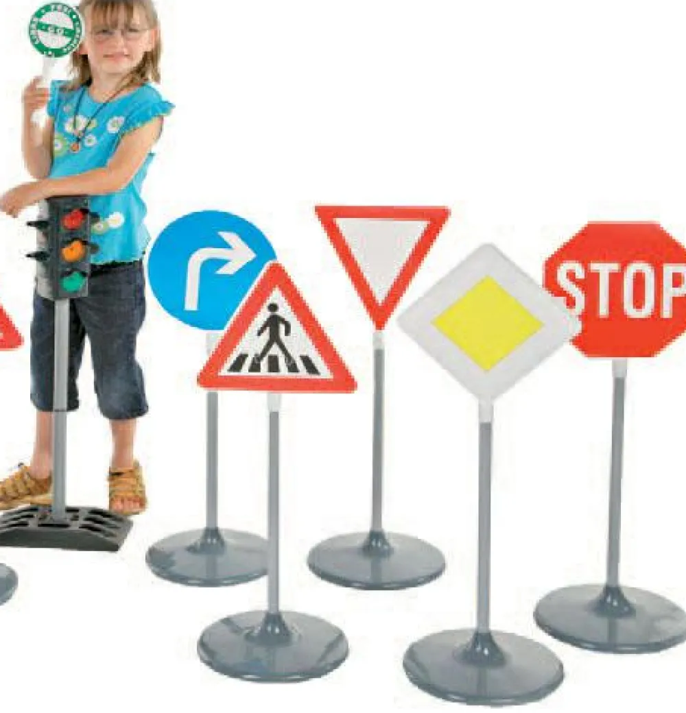 Børnesikkerhed< Trafikleg - Skiltesæt A