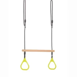 Gynger<DICE Trapezgynge m. ringe - Lime (sort reb)
