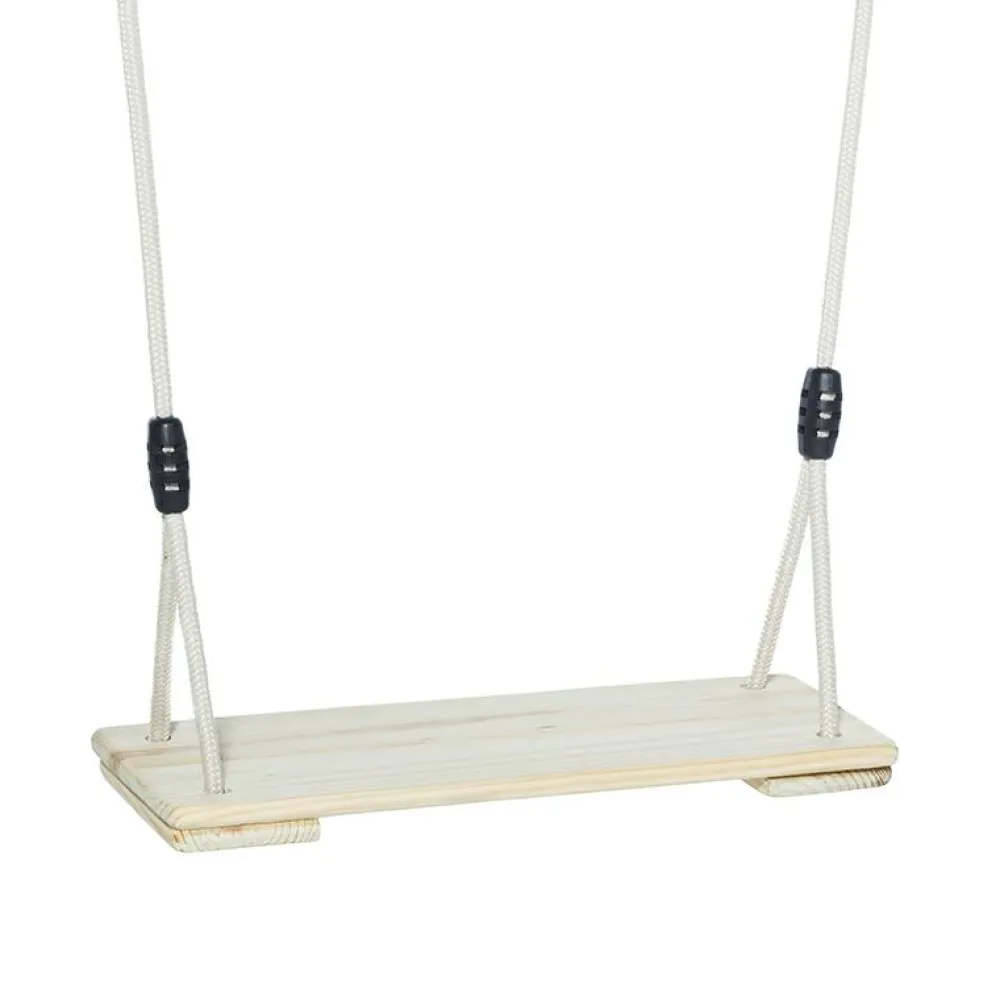Gynger<DICE Trægynge 44 x 17,5 cm (beige reb)