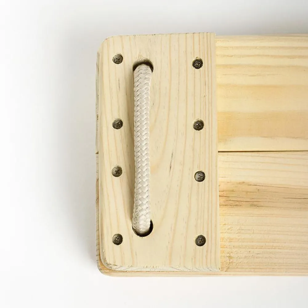 Gynger<DICE Trægynge 44 x 17,5 cm (beige reb)