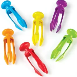 Finmotorik|Sanselegetøj<Learning Resources Tri-Grip Tang - Sæt med 6 stk.
