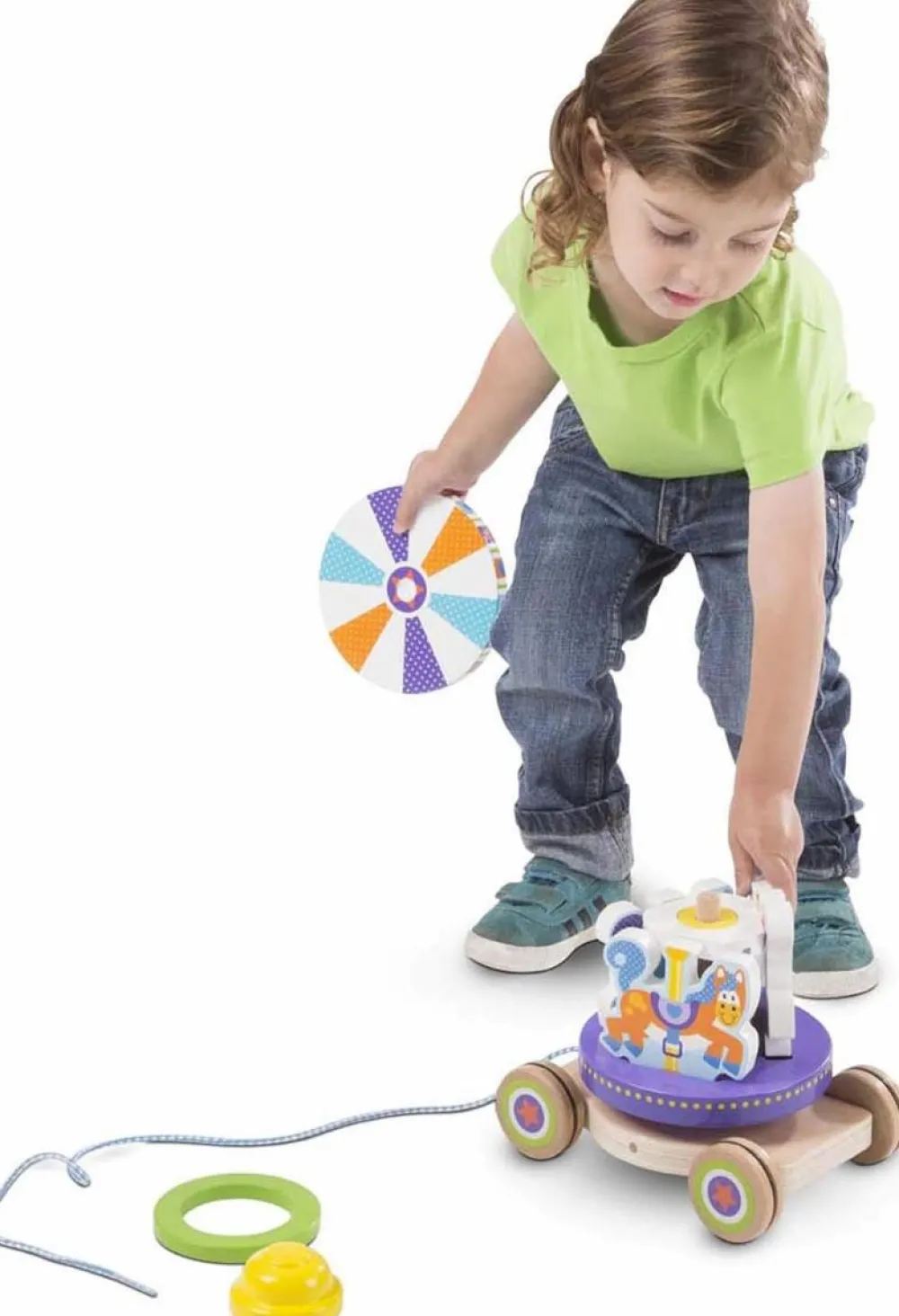 Tumlinge Legetøj<Melissa & Doug Trækkelegetøj - Karrusel
